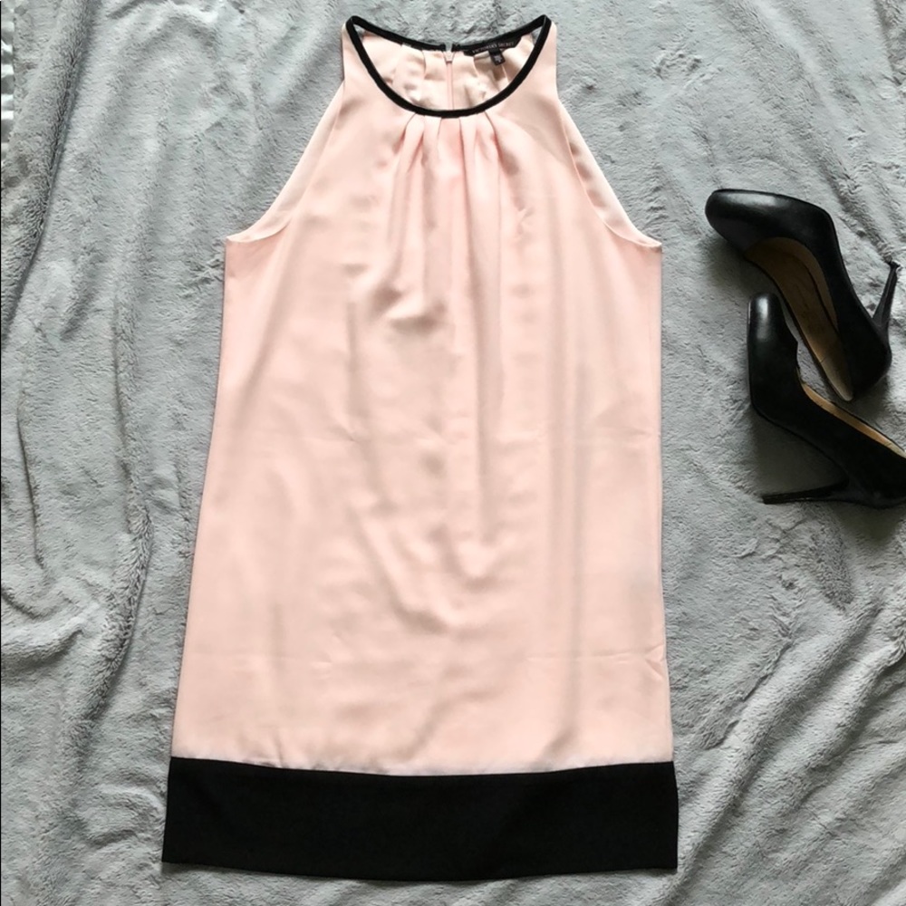 Victoria’s Secret light pink/black halter dress